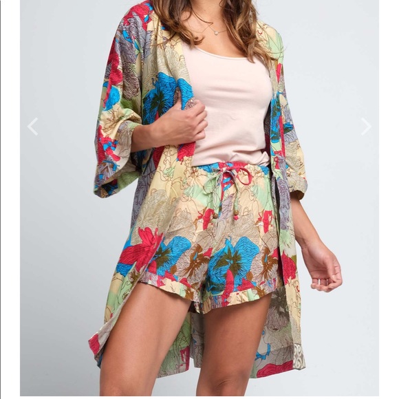 sudara Other - Sudara Anju Robe Floral Rayon One Size